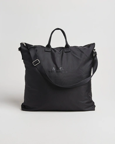A.P.C. Backstage Nylon Cordura Tote Bag Black – Nero
