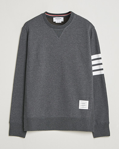Thom Browne Classic 4 Bar Loopback Sweatshirt Dark Grey – Grigio