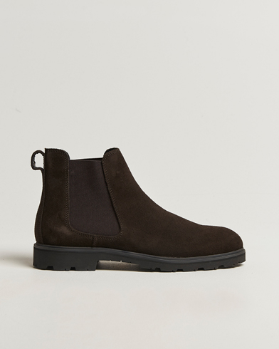 UBR Thunder Chelsea Suede Boot Dark Brown – Marrone