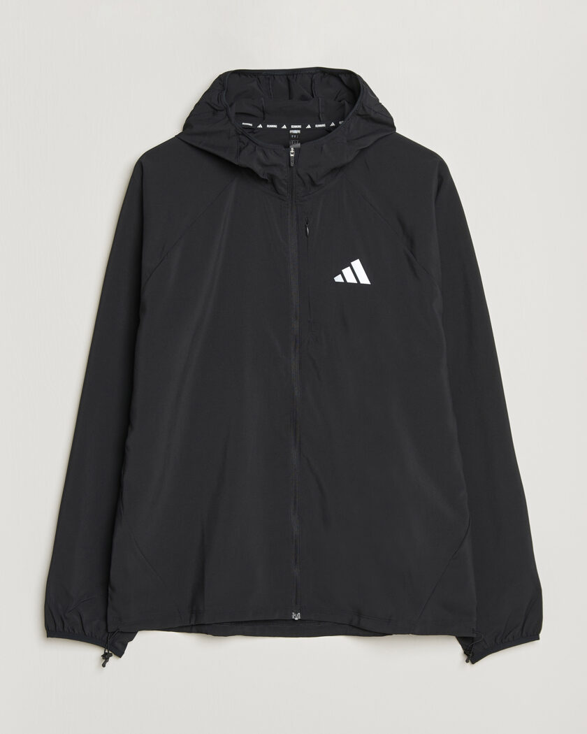 adidas Performance Running Hooded Jacket Black – Nero