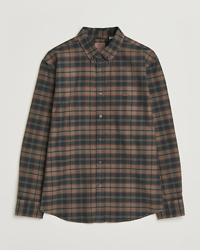 Levi's Cotton Checked Shirt Chocolate – Marrone