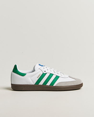 adidas Originals Samba OG Sneaker White/Green – Bianco