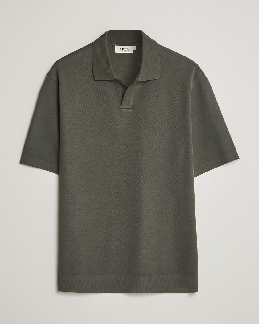 Altea Jersey Piquet Polo Dark Green – Verde