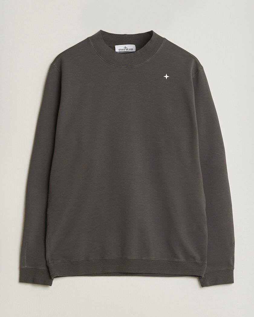 Stone Island Stellina Cotton Sweatshirt Charcoal – Grigio