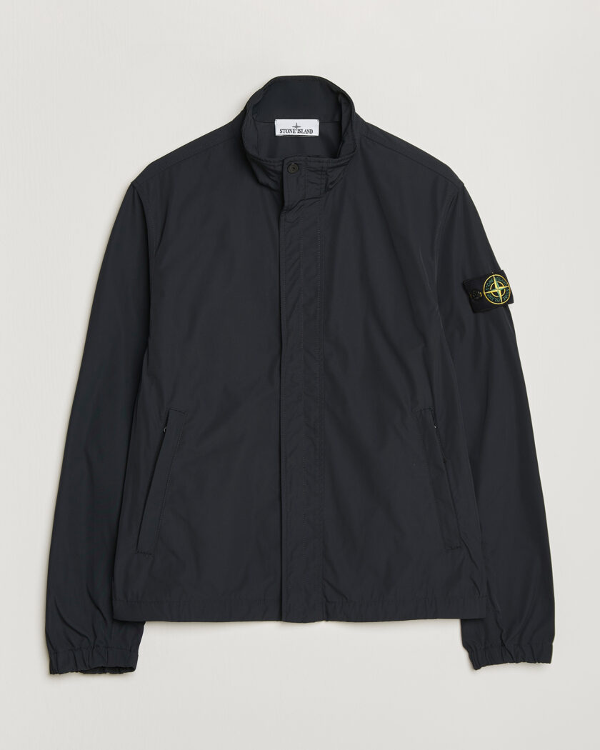 Stone Island Micro Twill Stand Collar Jacket Black – Nero