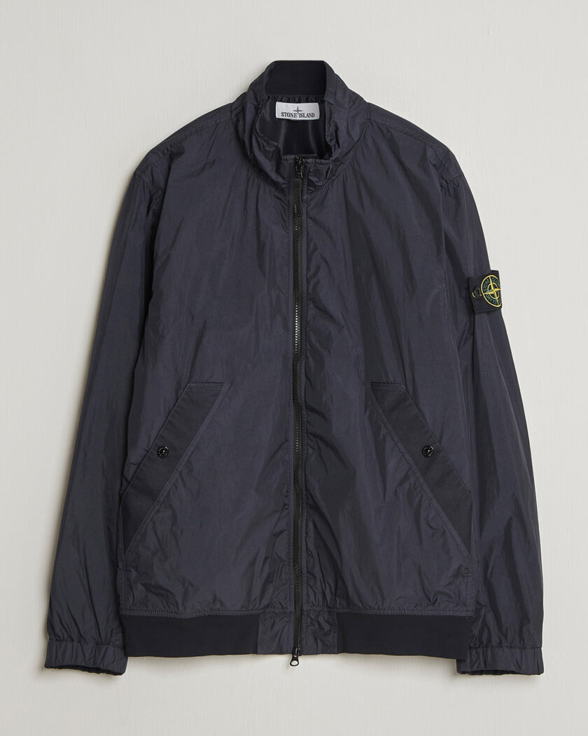 Stone Island Crinkle Reps Short Jacket Navy – Blu