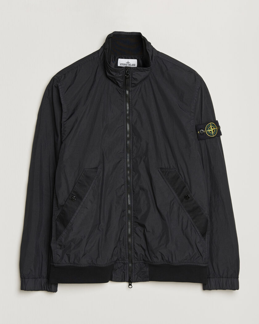 Stone Island Crinkle Reps Short Jacket Black – Nero