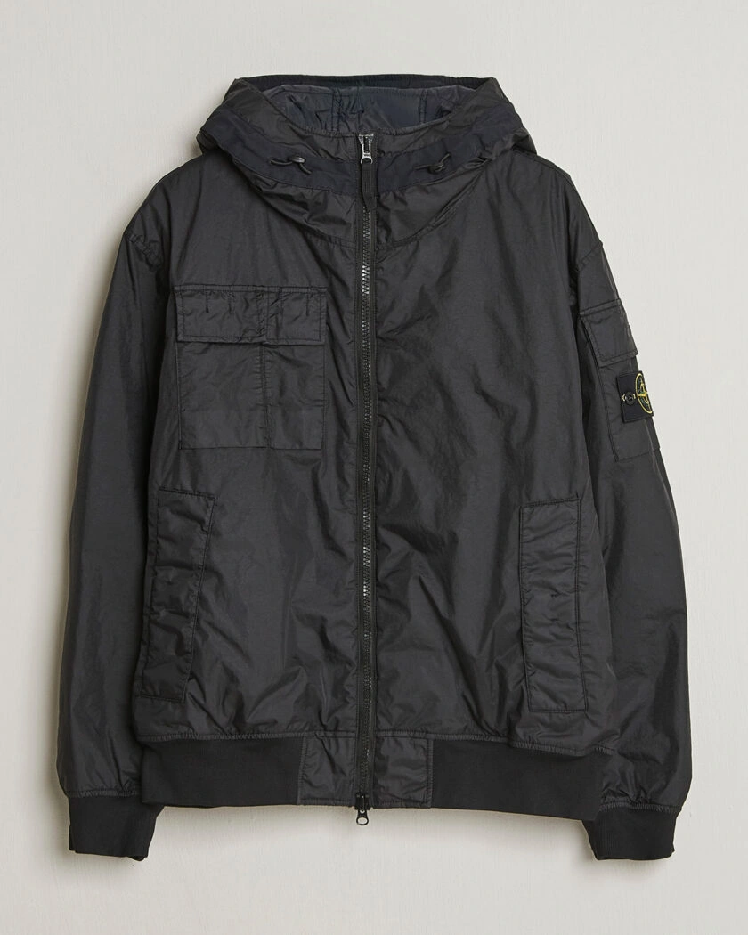 Stone Island Membrana 3L Hood Jacket Black – Nero