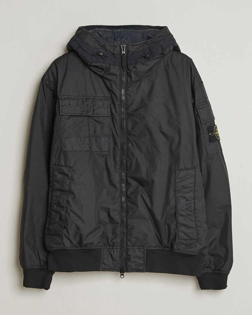 Stone Island Membrana 3L Hood Jacket Black – Nero