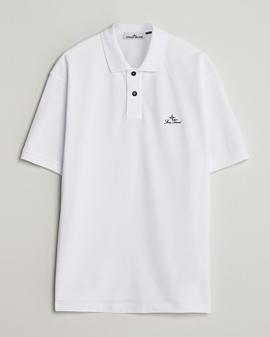 Stone Island Organic Cotton Pique White – Bianco