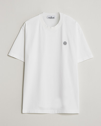 Stone Island Combed Organic Cotton T-Shirt White – Bianco