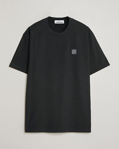 Stone Island Combed Organic Cotton T-Shirt Black – Nero