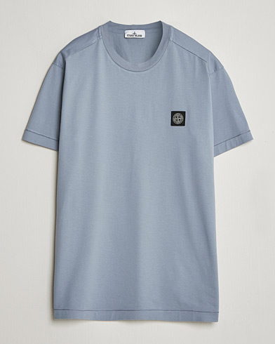 Stone Island Garment Dyed Cotton Jersey T-Shirt Dark Blue – Blu