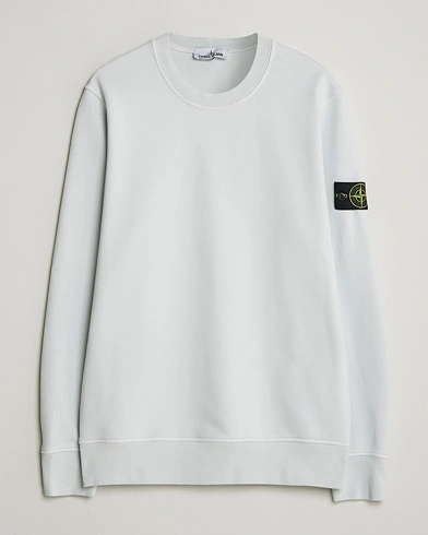 Stone Island Garment Dyed Fleece Sweatshirt Sky Blue – Blu