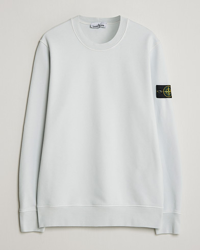 Stone Island Garment Dyed Fleece Sweatshirt Sky Blue – Blu
