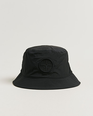 Stone Island Nylon Metal Bucket Hat Black – Nero