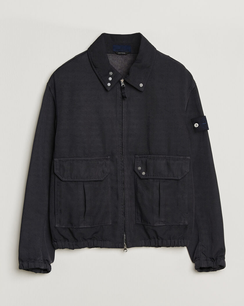 Stone Island Bomber Jacket Navy Blue – Blu