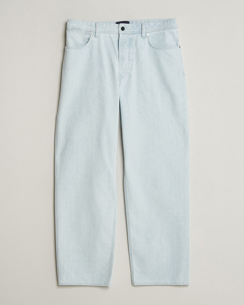 Stone Island Loose Fit Denim Jeans Blue Extra Bleach – Blu