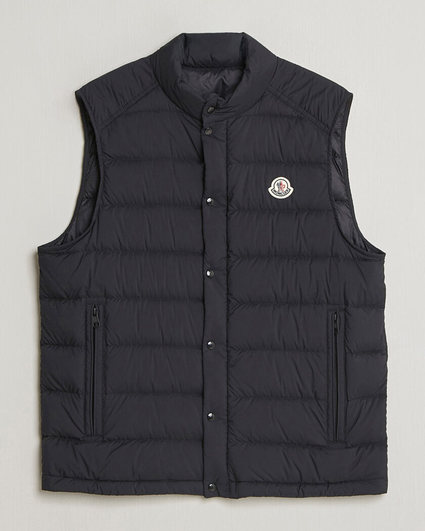 Moncler Barthe Down Vest Black – Nero