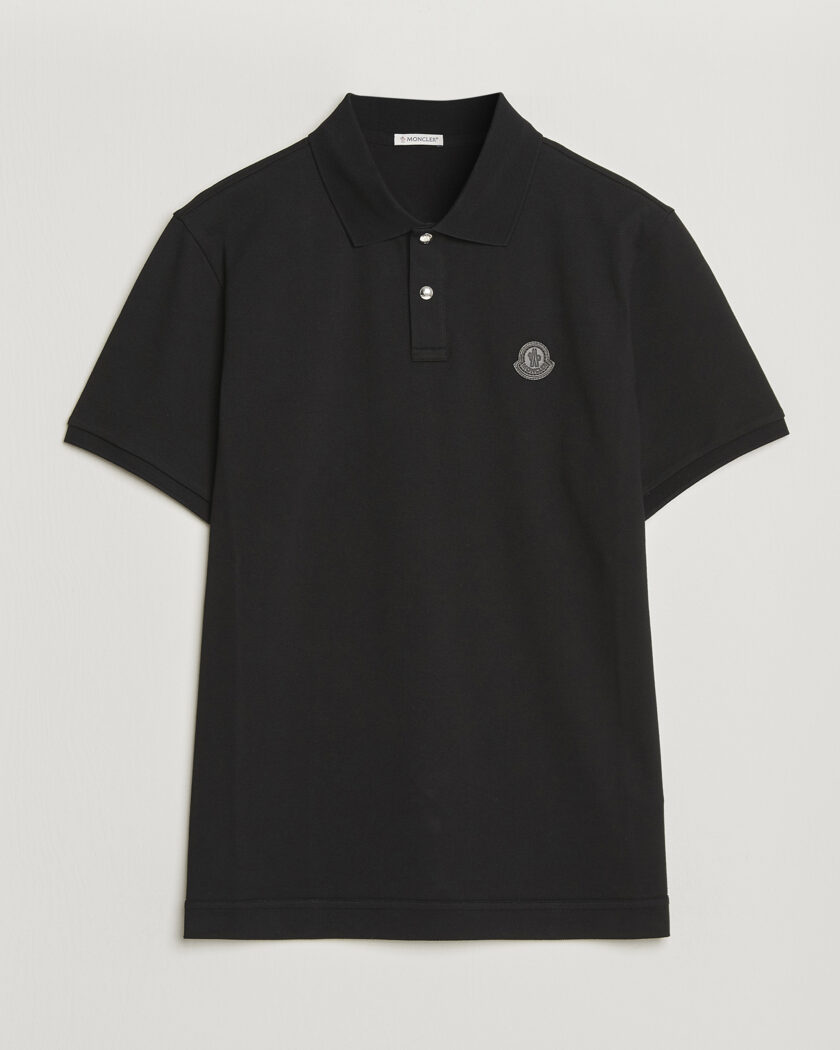 Moncler Luxury Logo Polo Black – Nero