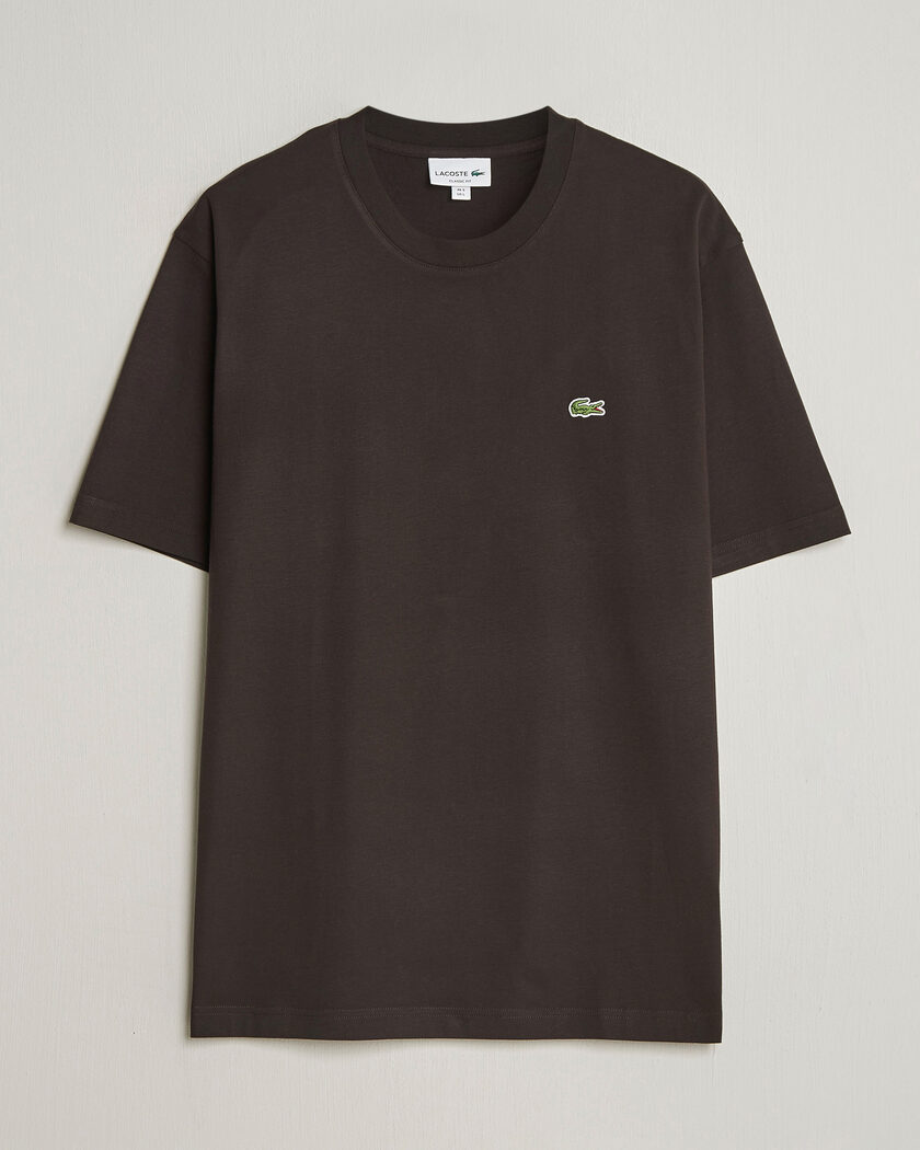 Lacoste Crew Neck T-Shirt Buffle Brown – Marrone