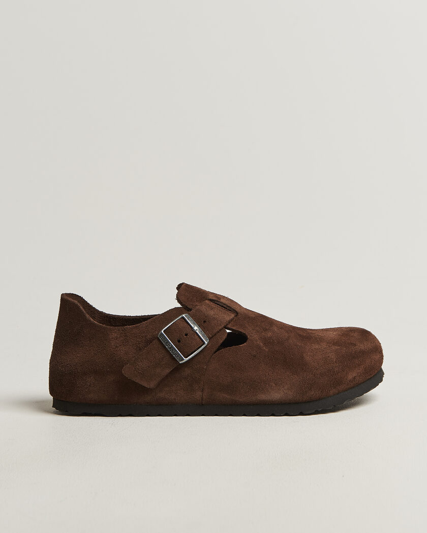BIRKENSTOCK London Carafe Suede – Marrone