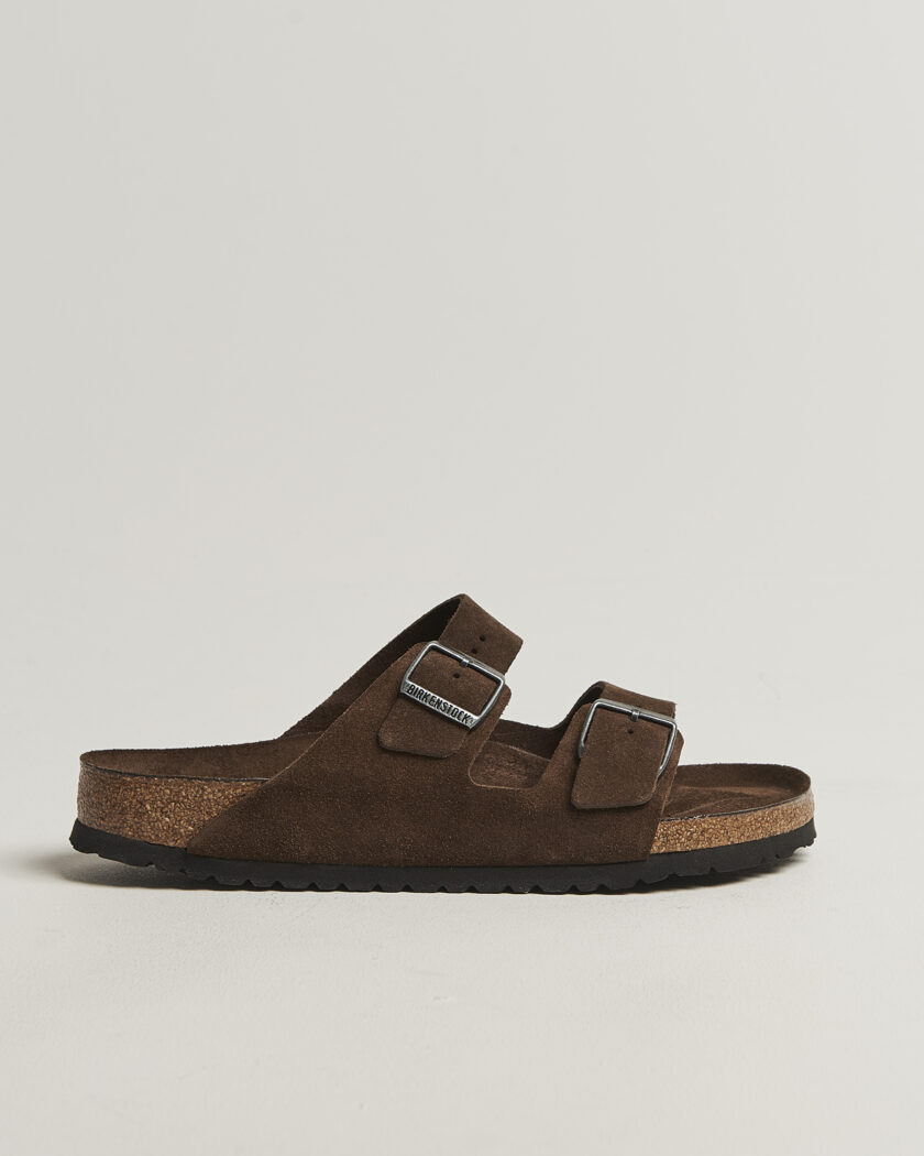 BIRKENSTOCK Arizona Soft Footbed Carafe Suede – Marrone