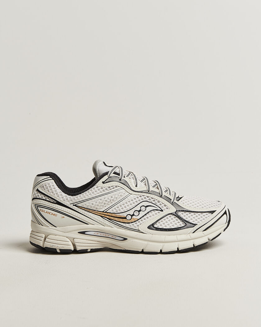 Saucony Guide 7 Running Sneaker Onyx/Gold – Bianco