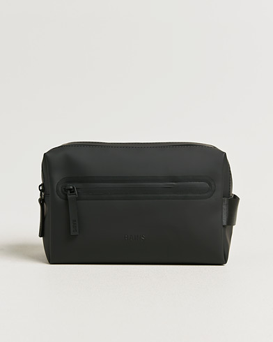 RAINS Double Zip Washbag Black – Nero
