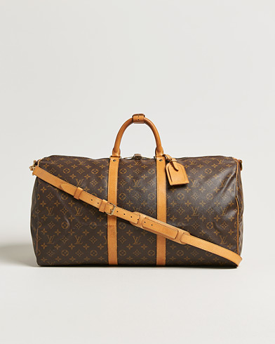 Louis Vuitton Pre-Owned Keepall Bandouliére 55 Monogram – Marrone