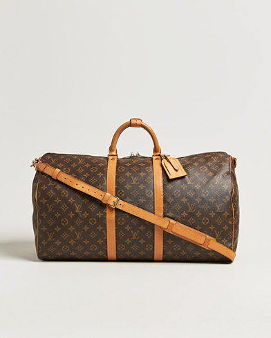 Louis Vuitton Pre-Owned Keepall Bandouliére 55 Monogram – Marrone