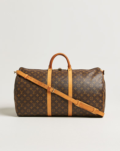 Louis Vuitton Pre-Owned Keepall Bandouliére 55 Monogram – Marrone