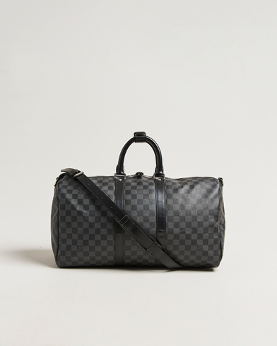 Louis Vuitton Pre-Owned Keepall Bandouliére 45 Damier Graphite – Grigio