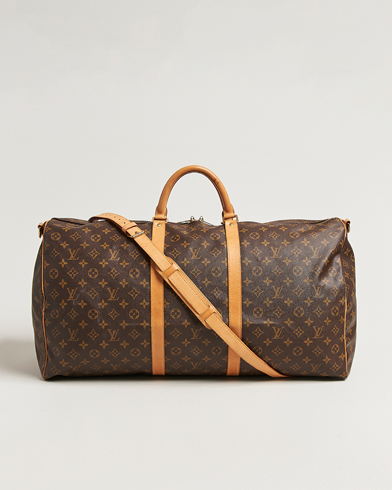 Louis Vuitton Pre-Owned Keepall Bandouilére 60 Monogram – Marrone