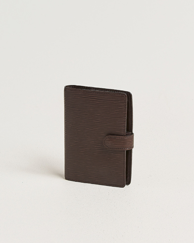 Louis Vuitton Pre-Owned Small Ring Agenda Cover Epi Leather Brown – Marrone