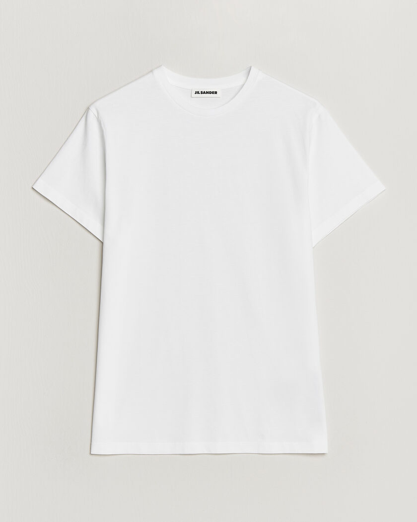 Jil Sander Short Sleeve Basic T-Shirt White – Bianco