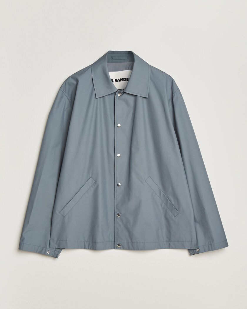 Jil Sander Back Logo Bomber Jacket Grey – Grigio