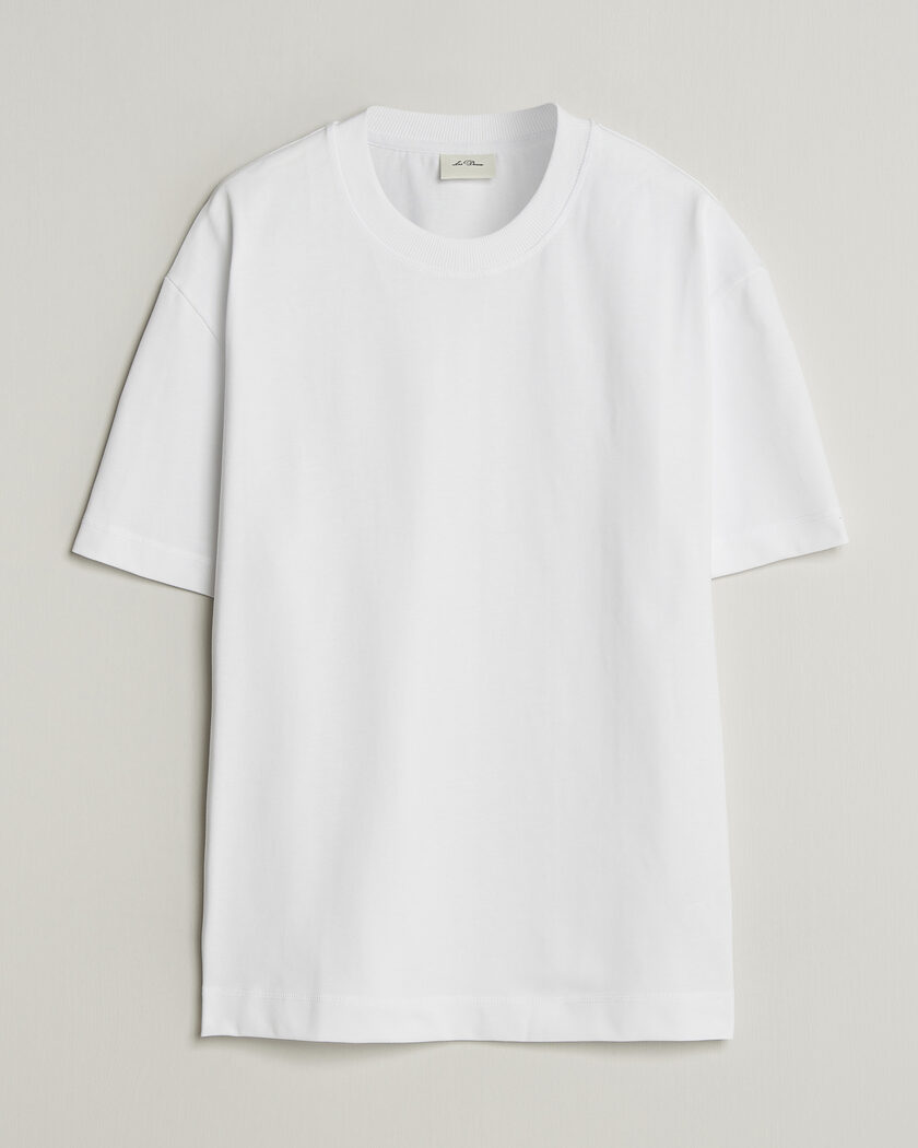 LES DEUX Carl Heavyweight T-Shirt White – Bianco