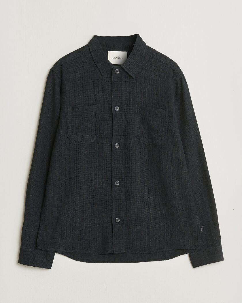 LES DEUX Hamilton Overshirt Black – Nero