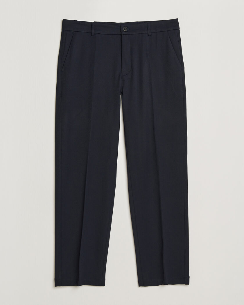 LES DEUX Como Solid Slack Pants Dark Navy – Blu