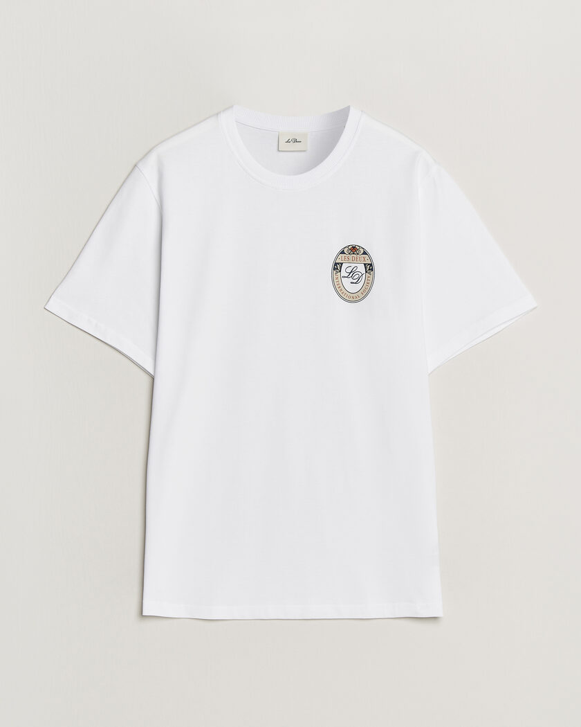 LES DEUX Brday Emblem T-Shirt White – Bianco