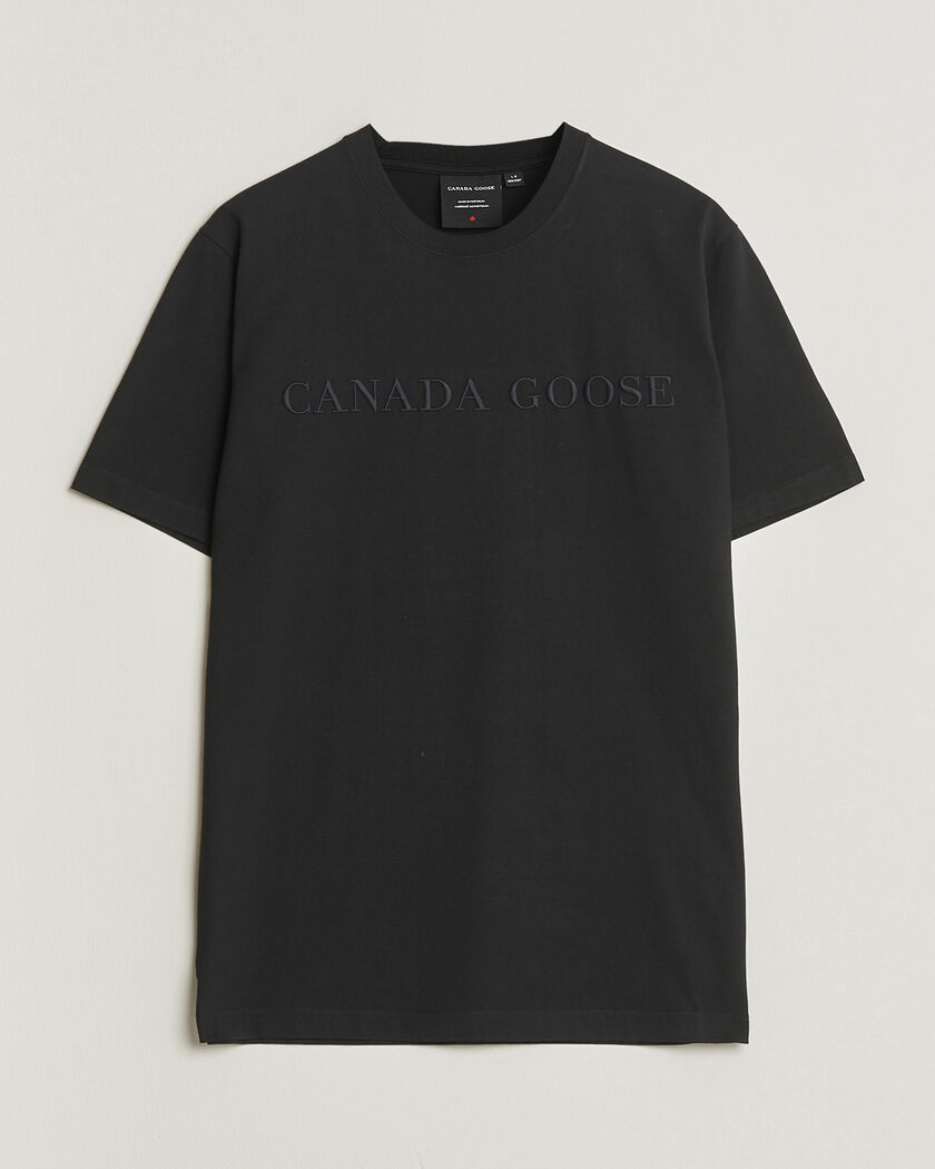 Canada Goose Vantage Wordmark T-Shirt Black – Nero