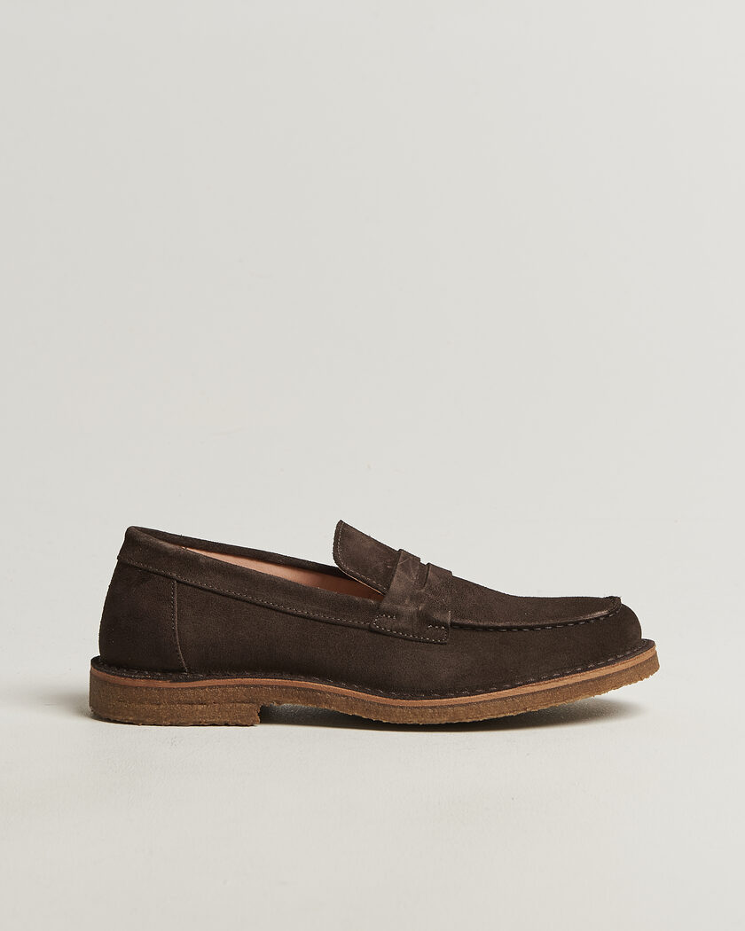 Astorflex Mokaflex Loafers Dark Brown Suede – Marrone