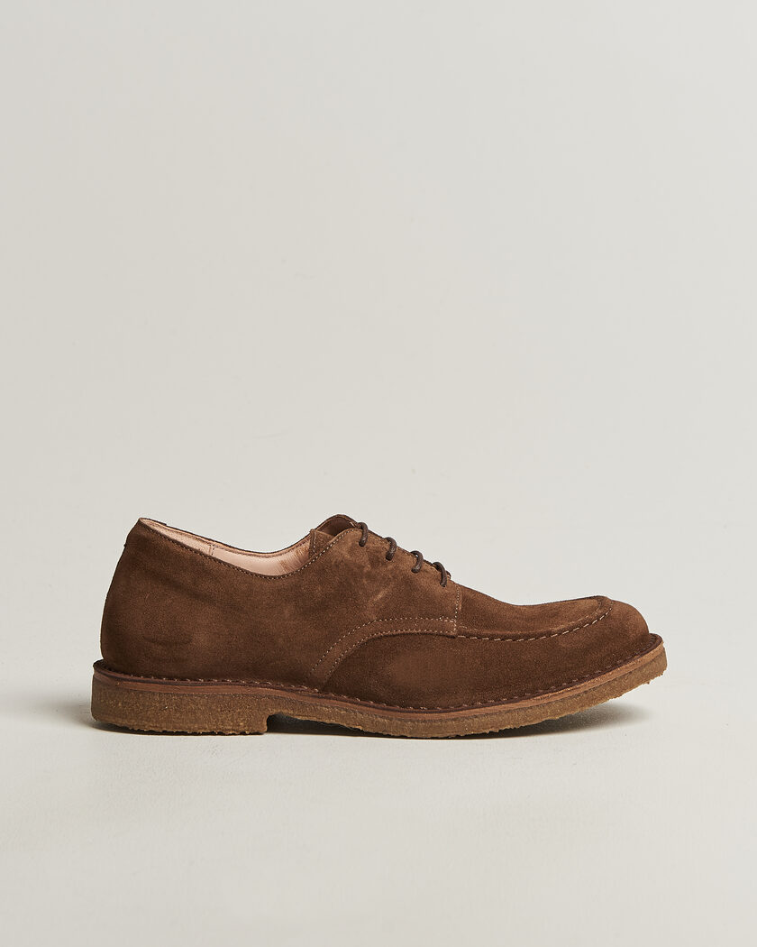 Astorflex Carlflex Derby Dark Khaki Suede – Marrone