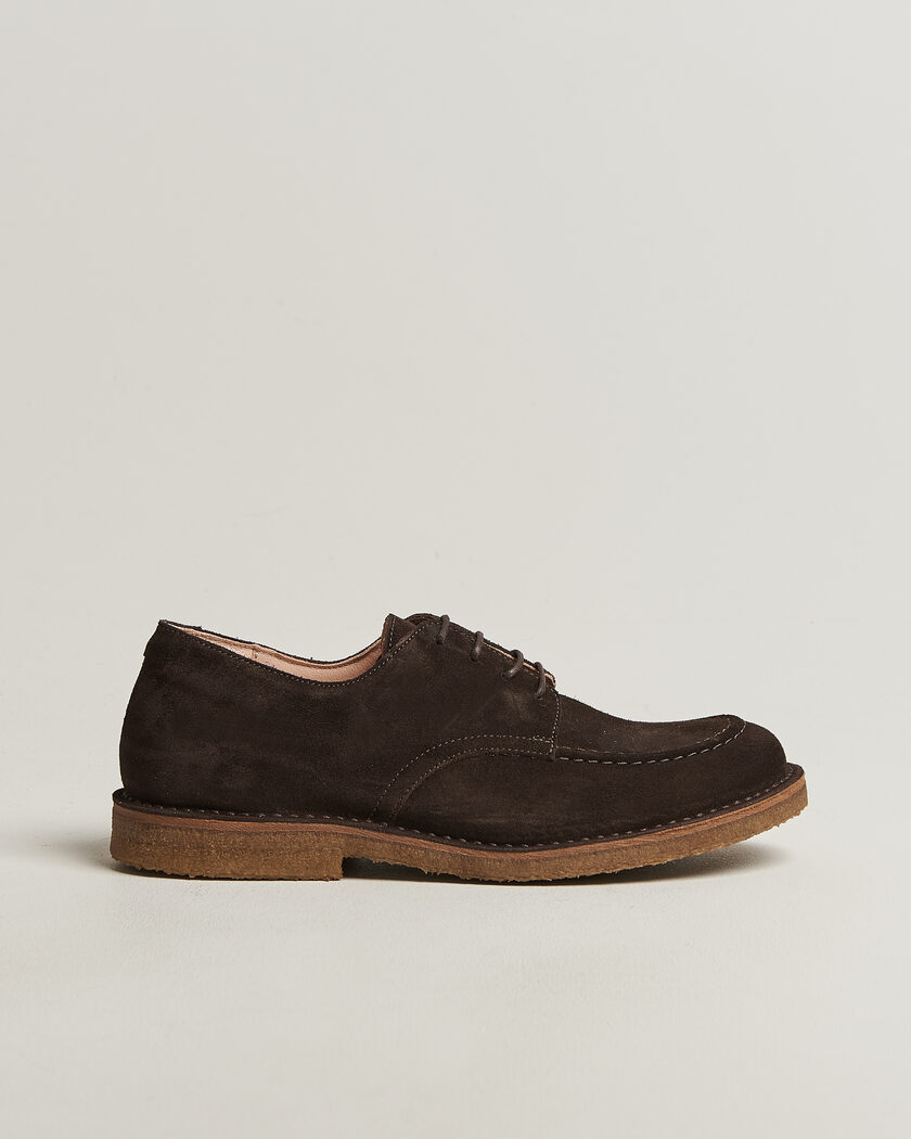 Astorflex Carlflex Derby Dark Brown Suede – Marrone