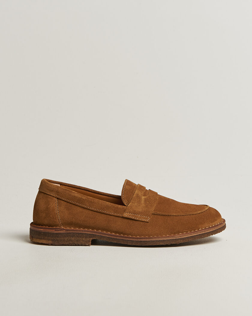 Astorflex Sadelflex Loafers Whiskey Suede – Marrone