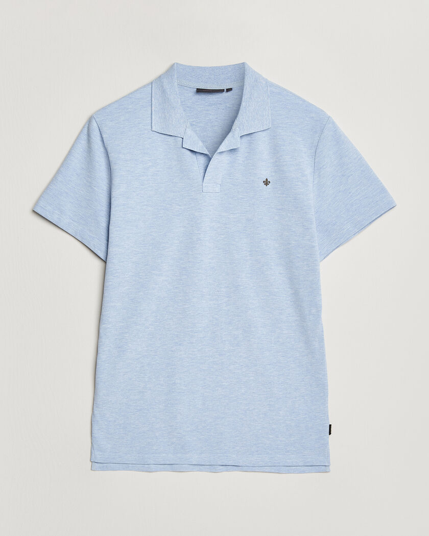 Morris Dylan Pique Light Blue – Blu