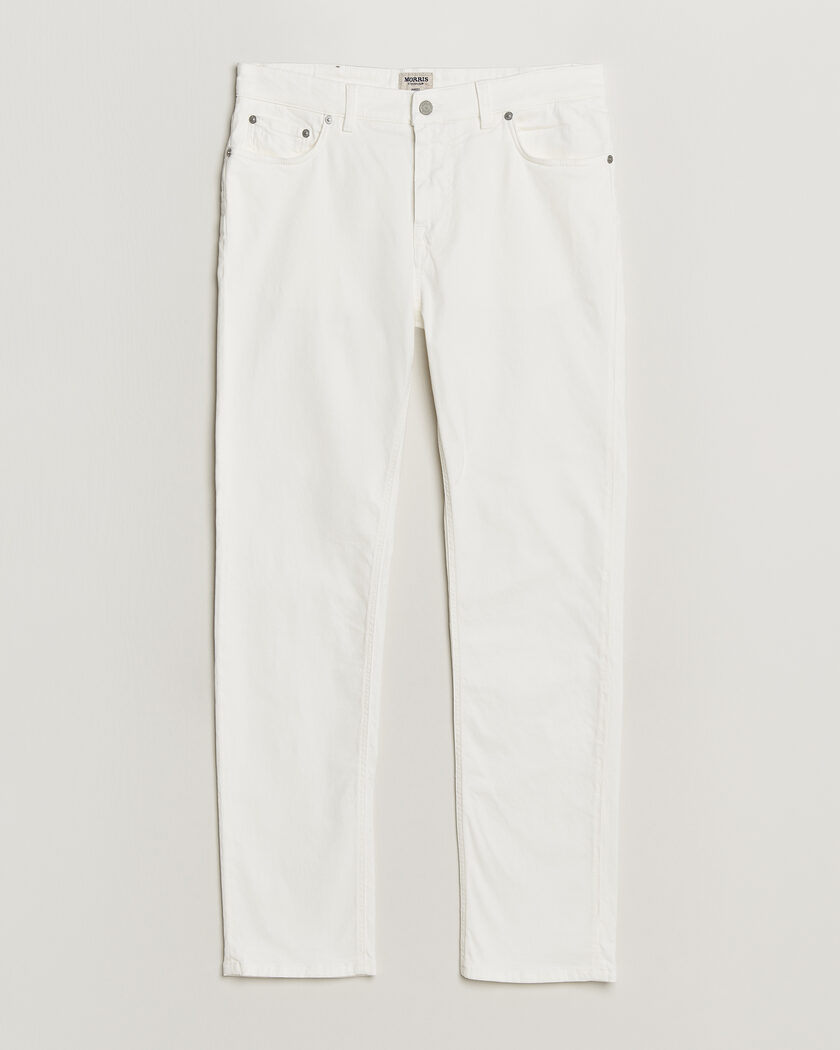 Morris James Brushed 5-Pocket Jeans Off White – Bianco
