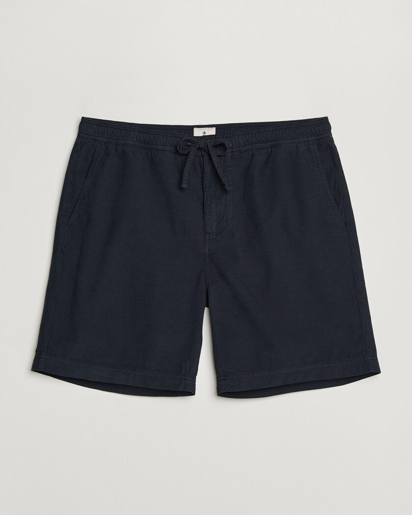 Morris Fenix Summer Cord Shorts Dark Blue – Blu