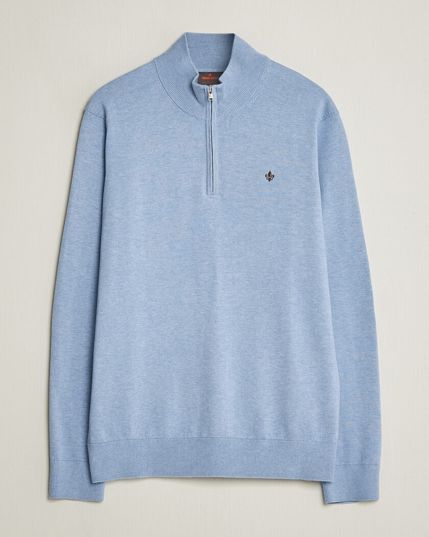 Morris Riley Half-Zip Light Blue – Blu